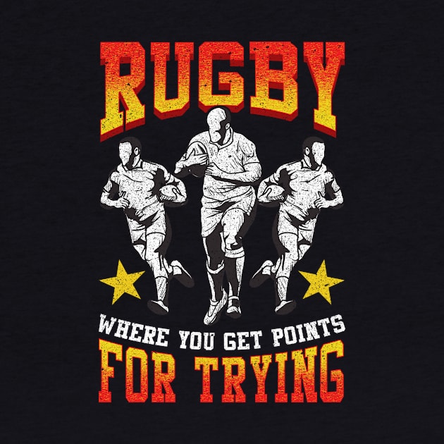 Funny Rugby: Where You Get Points For Trying Pun by theperfectpresents